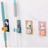 Character mop holder