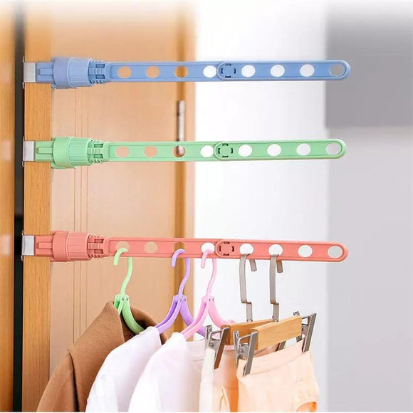 Folding cloth hanger