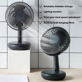 Rechargeable Pivot Stand Fan