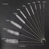 10 Pcs Slim Brush Set