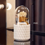 Sleek 360° Spinning Makeup Brush Holder
