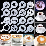 Coffee stencils set of 16 pcs