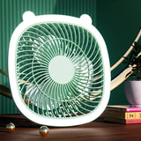 Mini Portable Fan With Led Light