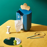 kitchen and bathroom tissue box