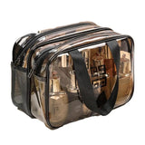 Stylish Dual-Zip Cosmetic Storage Bag