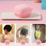 Silicone bath brush