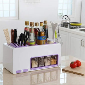 Multifunction Seasoning Rack & Knife Holder