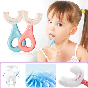 U-shaped baby toothbrush