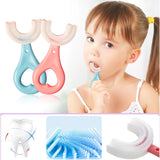 U-shaped baby toothbrush