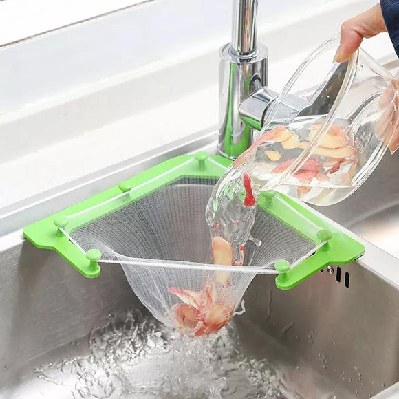 Sink Trash Collection With 50 pcs Mesh Bag