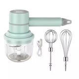 immersion chopper with two whisk