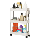4 layers Smart Trolley- White