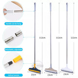 Long Handle Floor Scrub Brush with wiper