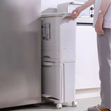 Big kitchen trash trolley