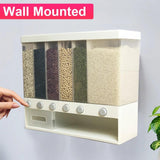 Wall mounted 6  in 1 dispenser