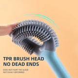 Toilet Brush & Holder with Bristle Kit