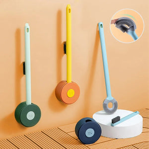 Toilet Brush & Holder with Bristle Kit