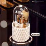 Sleek 360° Spinning Makeup Brush Holder