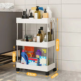 4 layers Smart Trolley- White