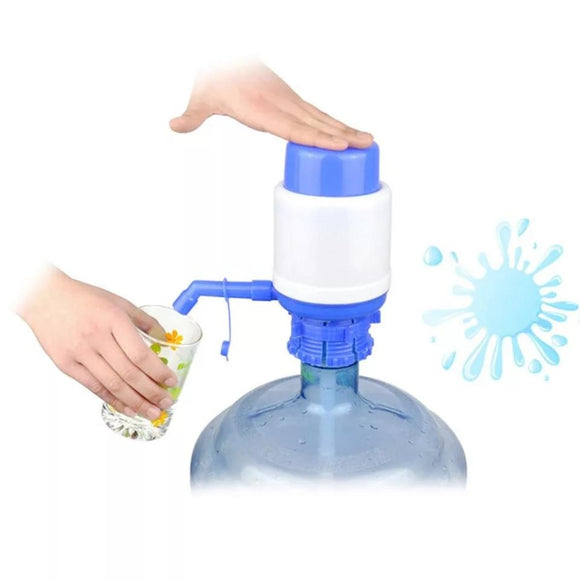 Manual water bottle pump