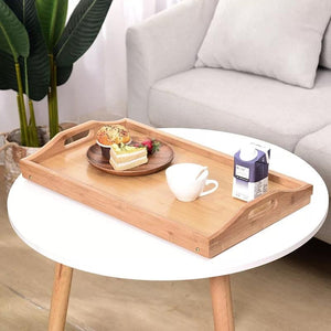 Folding wooden table