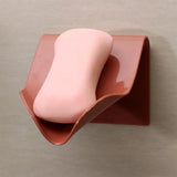 Wall suction soap holder
