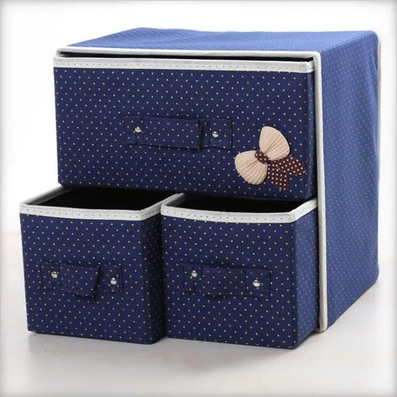 Foldable draw storgae