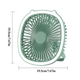 Mini Portable Fan With Led Light
