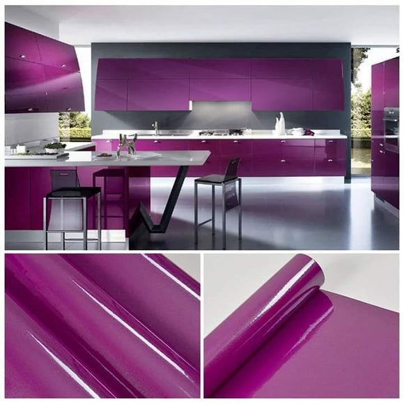 Purple Glossy Sticker