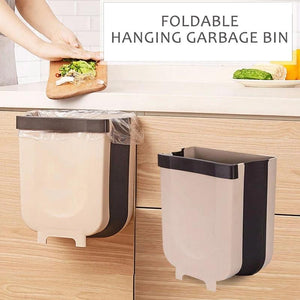 Foldable cabinet dustbin
