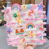 Colorful hairclips (Pack of 14)