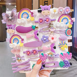 Colorful hairclips (Pack of 14)