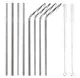 reusable Steel straw ( set of 4 )