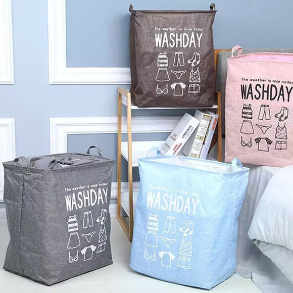 Super large laundry basket foldable