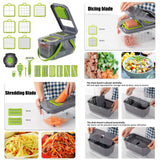 22in1 vagetable cutter with storage basket