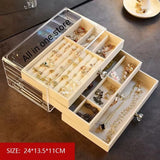 Flannel jewellery and cosmetic storage