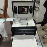 Mirror Jewelry organizer with drawer (BLACK)