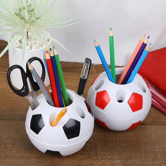Soccer Ball Shaped Pencil/Toothbrush Holder