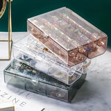 Acrylic jewellery box double layer