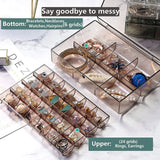 Acrylic jewellery box double layer