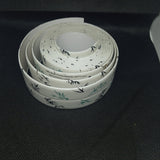 white printed sealing tape