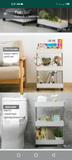 4 layers Smart Trolley- White