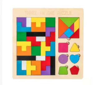 Wooden tetris