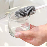 Bottle cleaning silicon brush