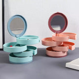 Multi-layer rotating jewellery box
