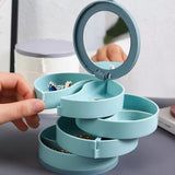 Multi-layer rotating jewellery box
