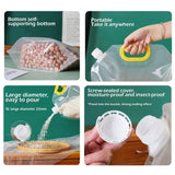 Transparent plastic spout pouch