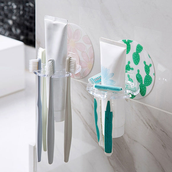 Multi-function Toothbrush Holder Wall Mounted
