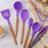 12 PCS Silicone Cooking Utensils Set