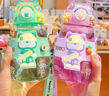Cute Bear Water Bottle With Straw